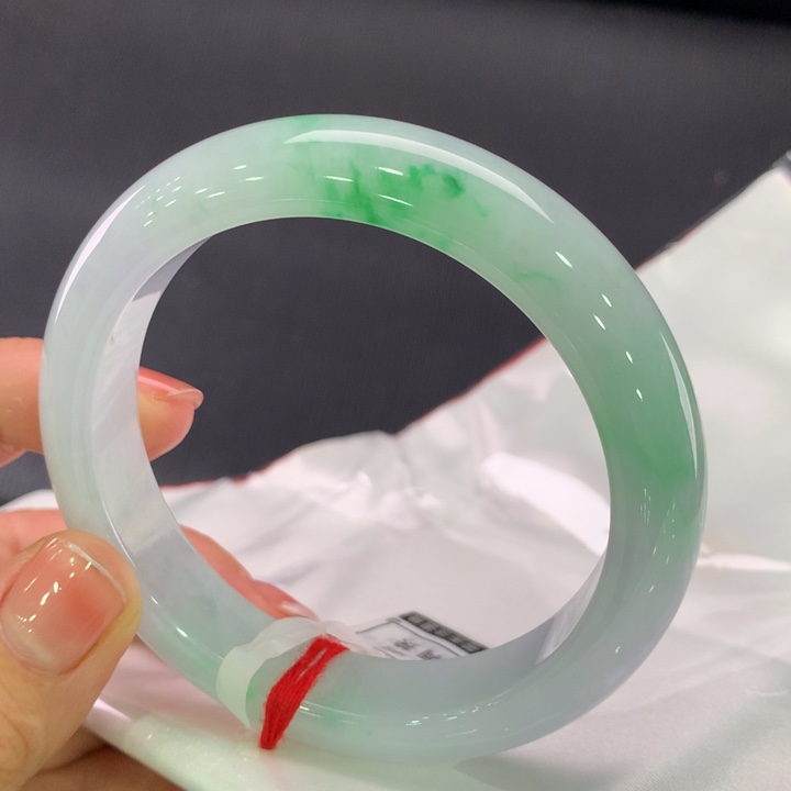 未镶嵌手镯翡翠正圈58