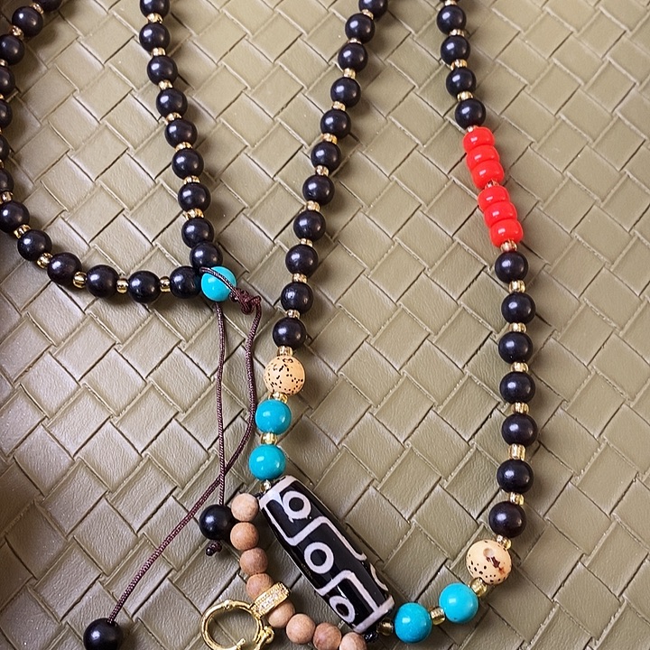 吊坠唐卡之家珠珠链子