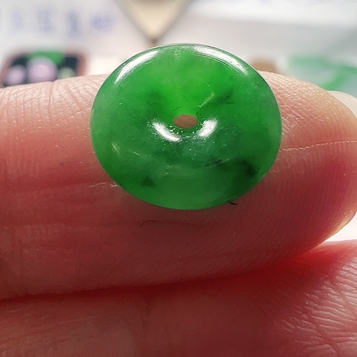 随***心定制翡翠未镶嵌翡翠小扣