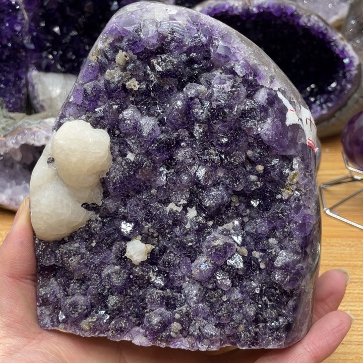 紫晶方解石未镶嵌