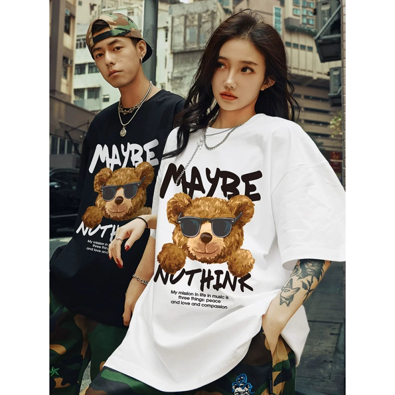 情侣短袖2025新款情侣款夏季男潮牌半袖小众情侣装t恤夏装高级感