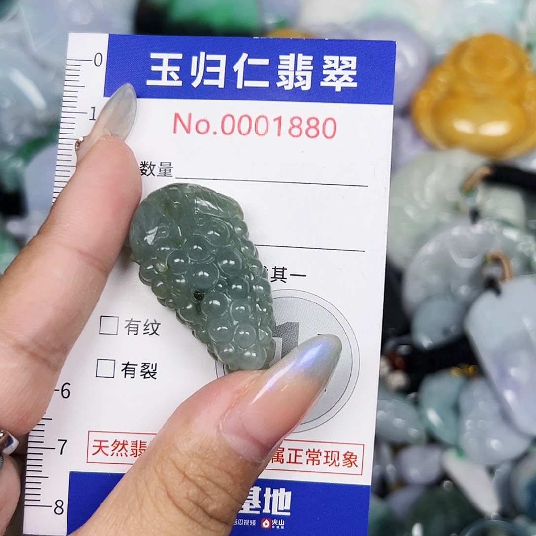 翡翠未镶嵌颈饰111