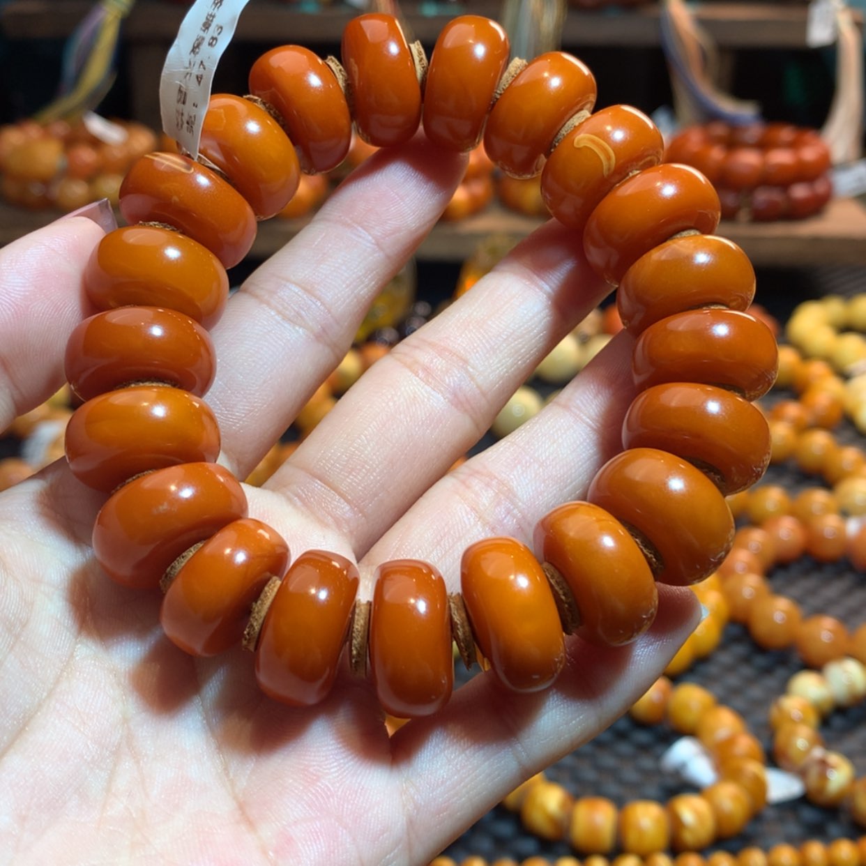 【闪购商品】手链琥珀未镶嵌天**仙蜜蜡