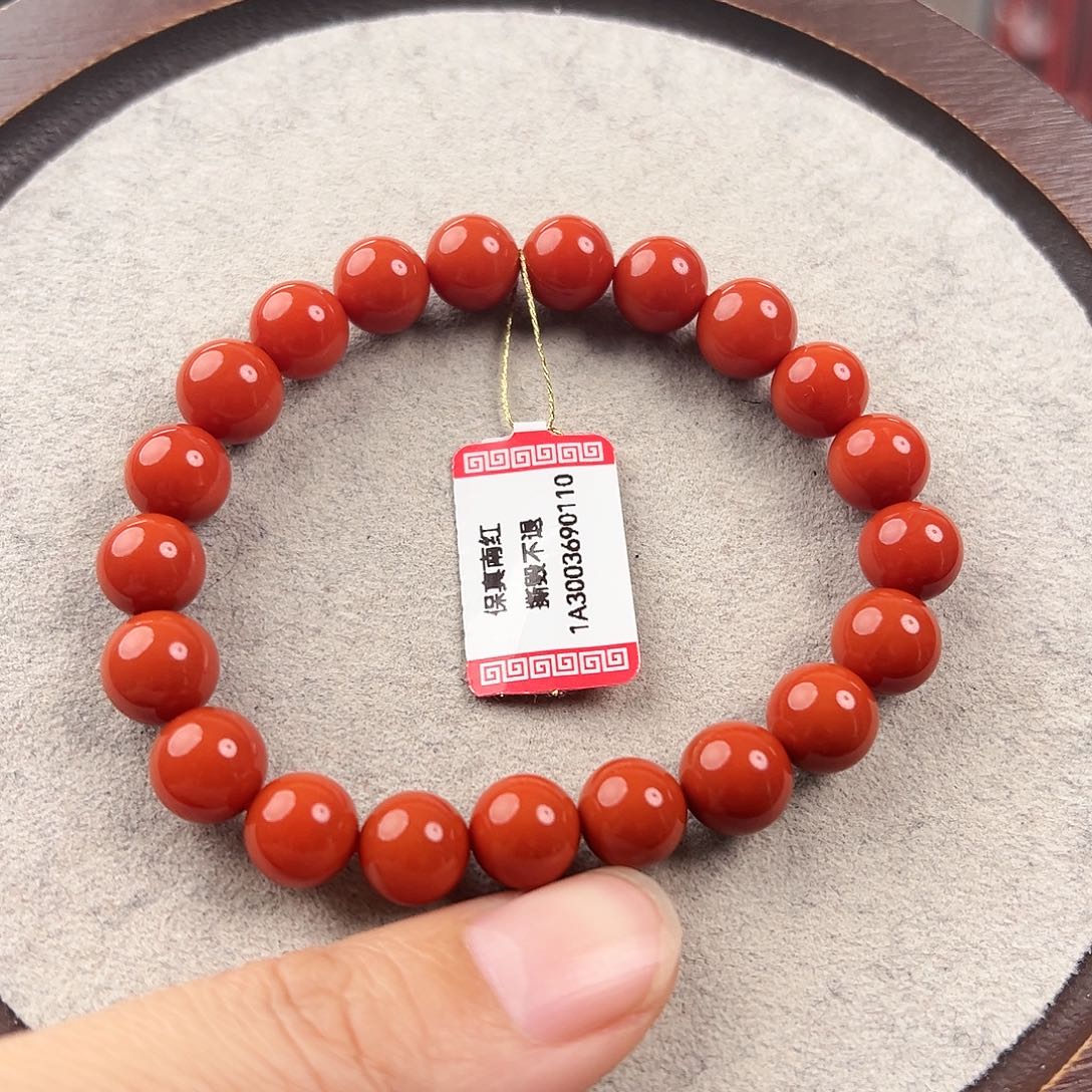 南红玛瑙手串未镶嵌