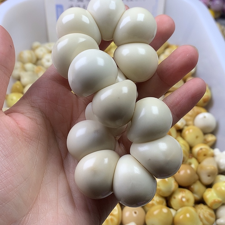 手串菩提根/象牙果象牙果大肠2526瑕疵 不退不换