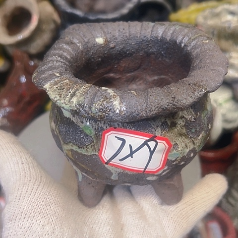 粗陶花盆手工花盆制作