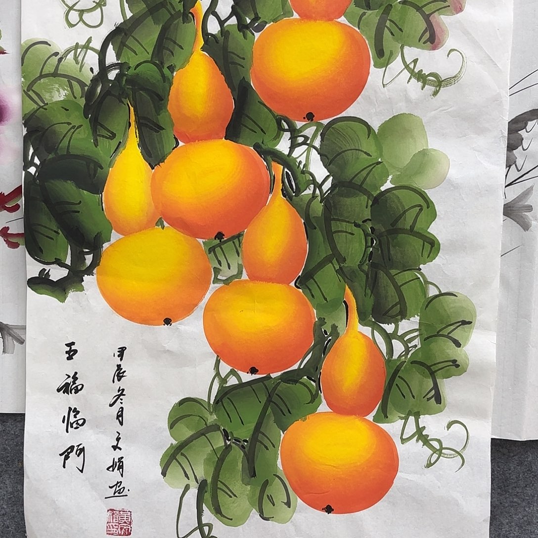 国画国画作品多次入选国内外