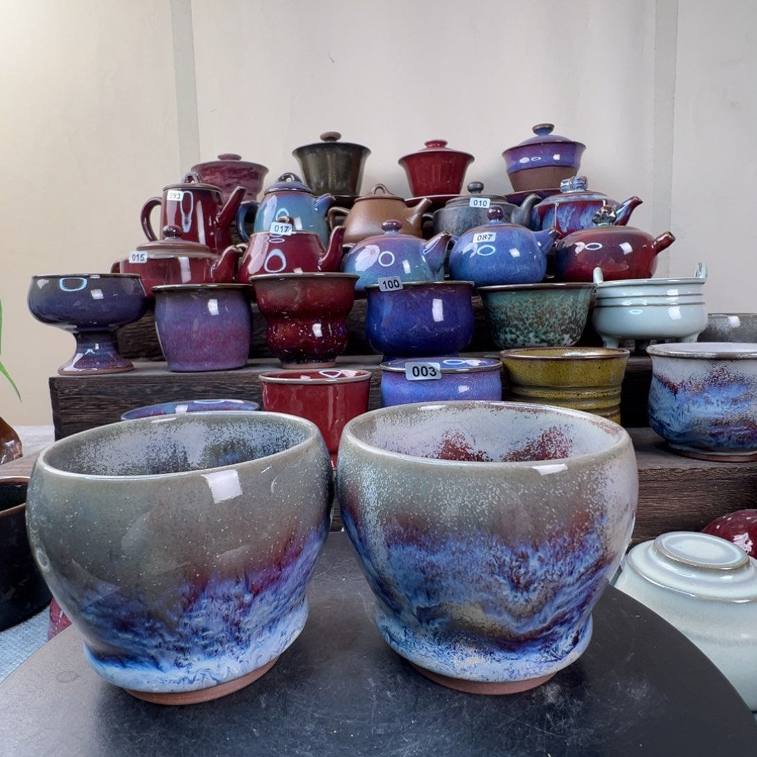 寂***人新釉水全手工单杯一对满容150ml