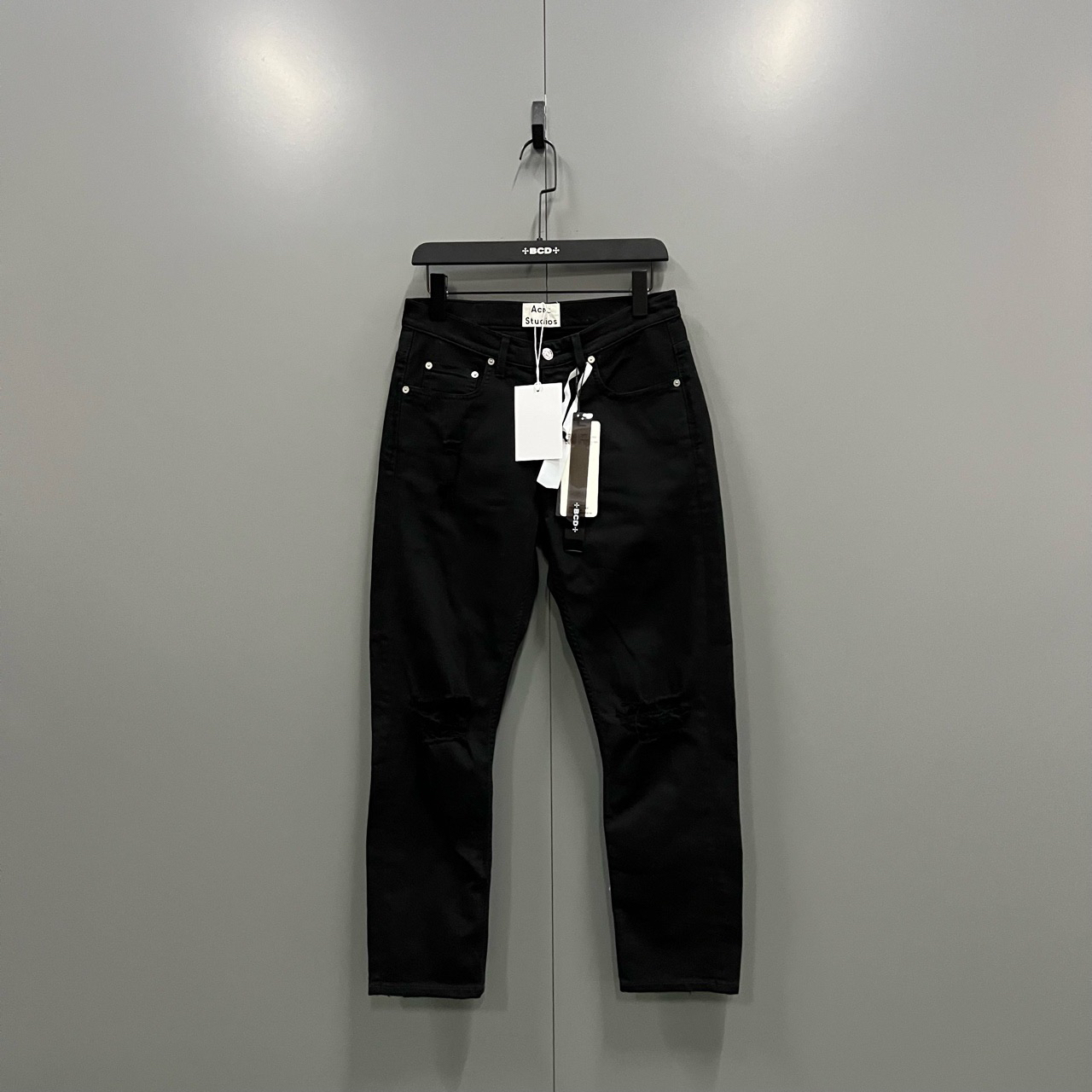 全新未使用 maje （jp）305 acne studios黑色牛仔长裤 29码