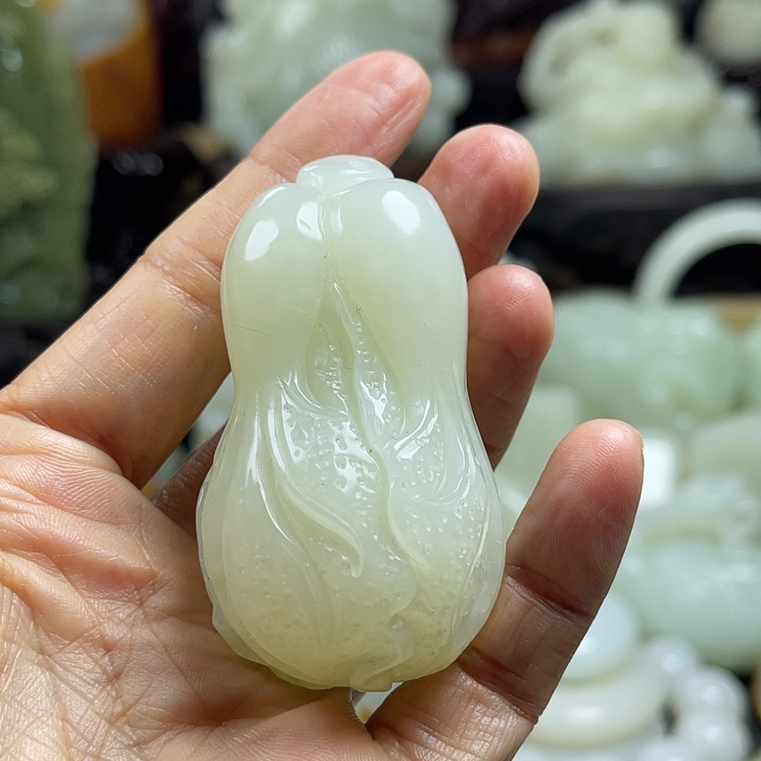 金***件和田玉（糖玉）未镶嵌挂件