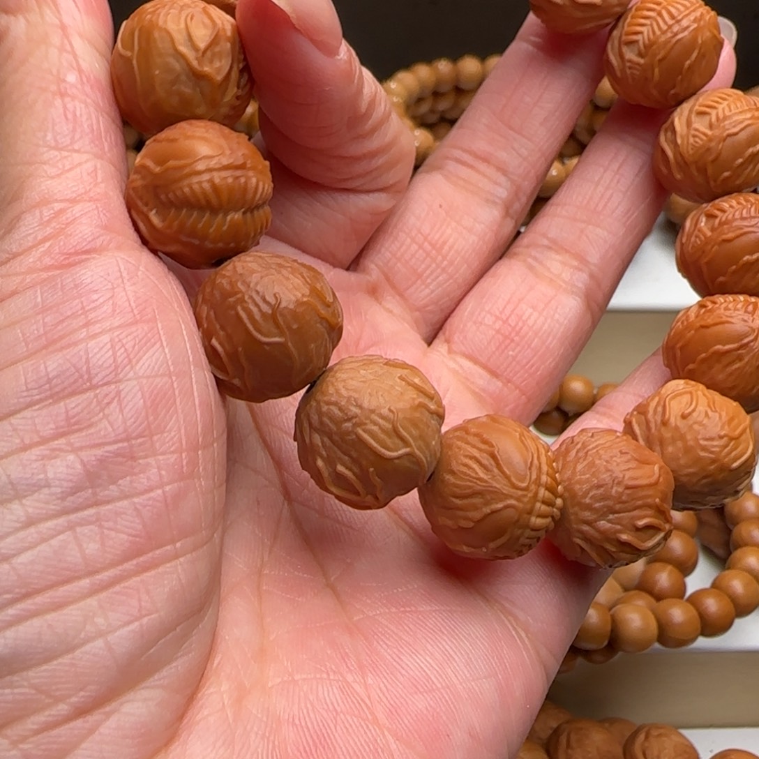 吊坠猴头核桃福利毒液头手串16