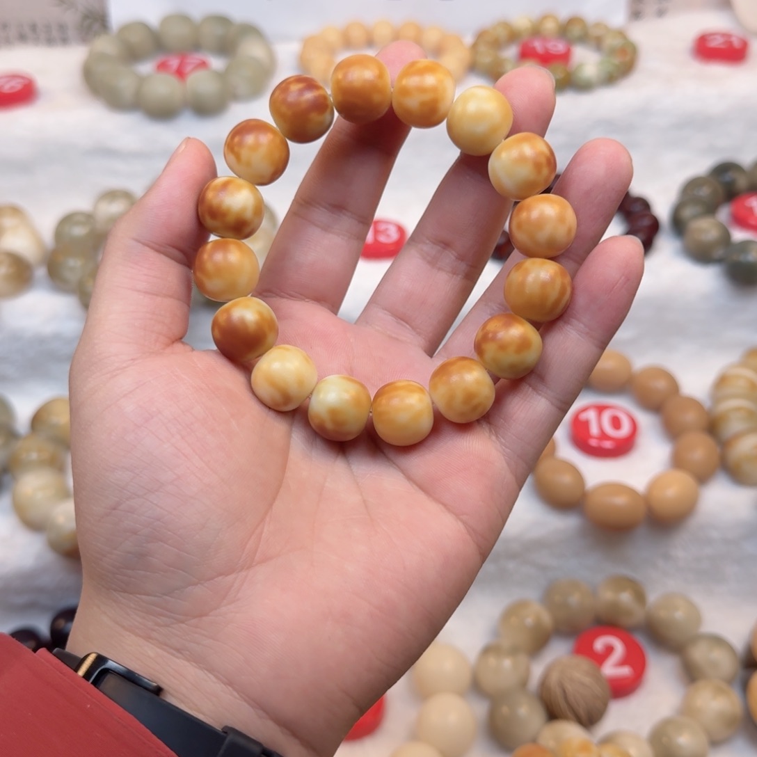 Z***Y吊坠白玉菩提卡15手工干磨山虎皮