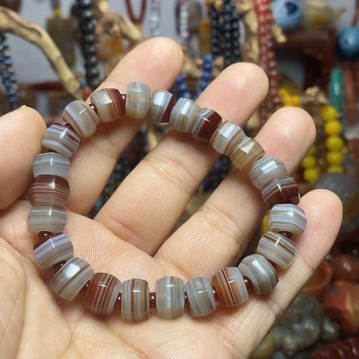 玛瑙/玉髓未镶嵌手链