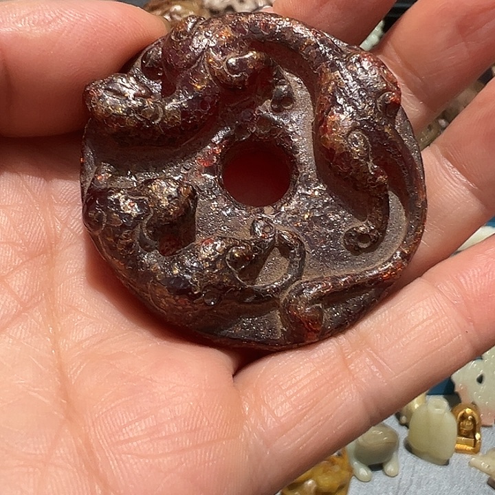 琥珀未镶嵌颈饰挂件