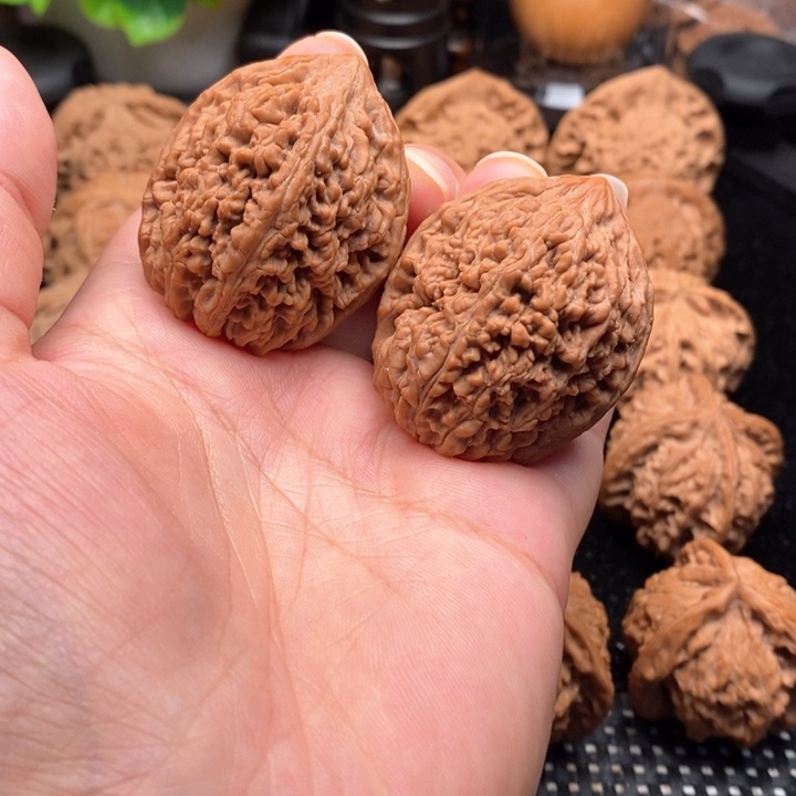 文玩核桃把件37蒜头