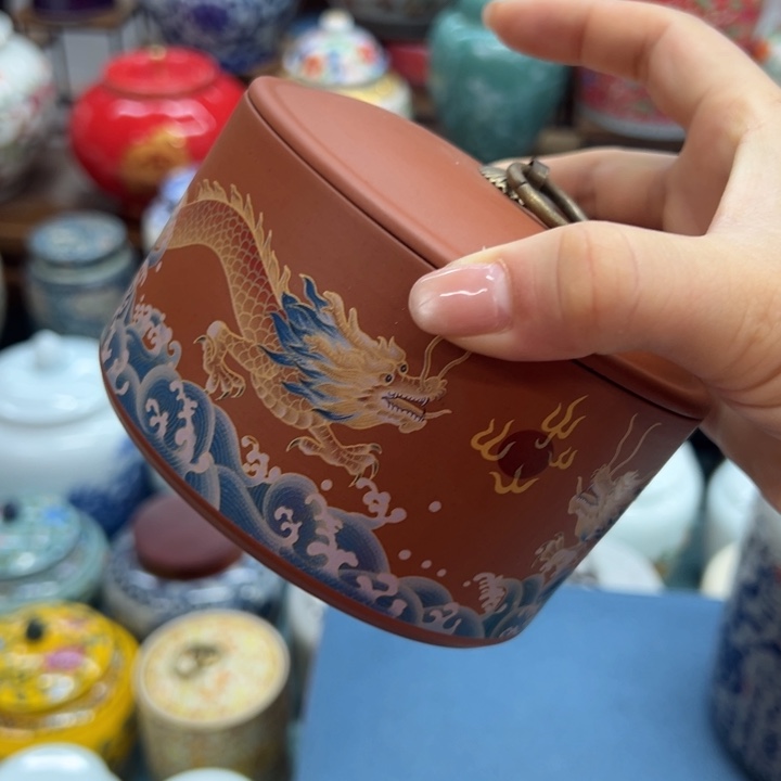 瓷片茶叶罐茶叶罐