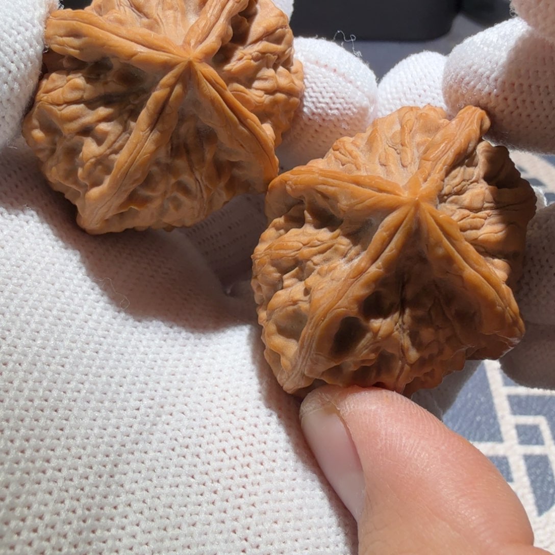 六***霍把件文玩核桃玉玺四棱