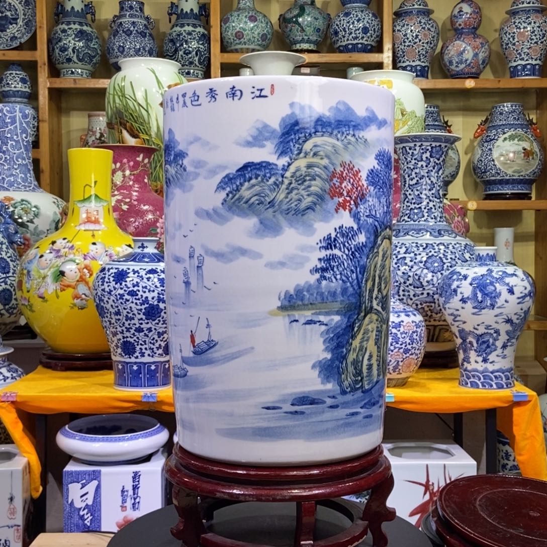 瓶景德镇陶瓷花瓶摆件