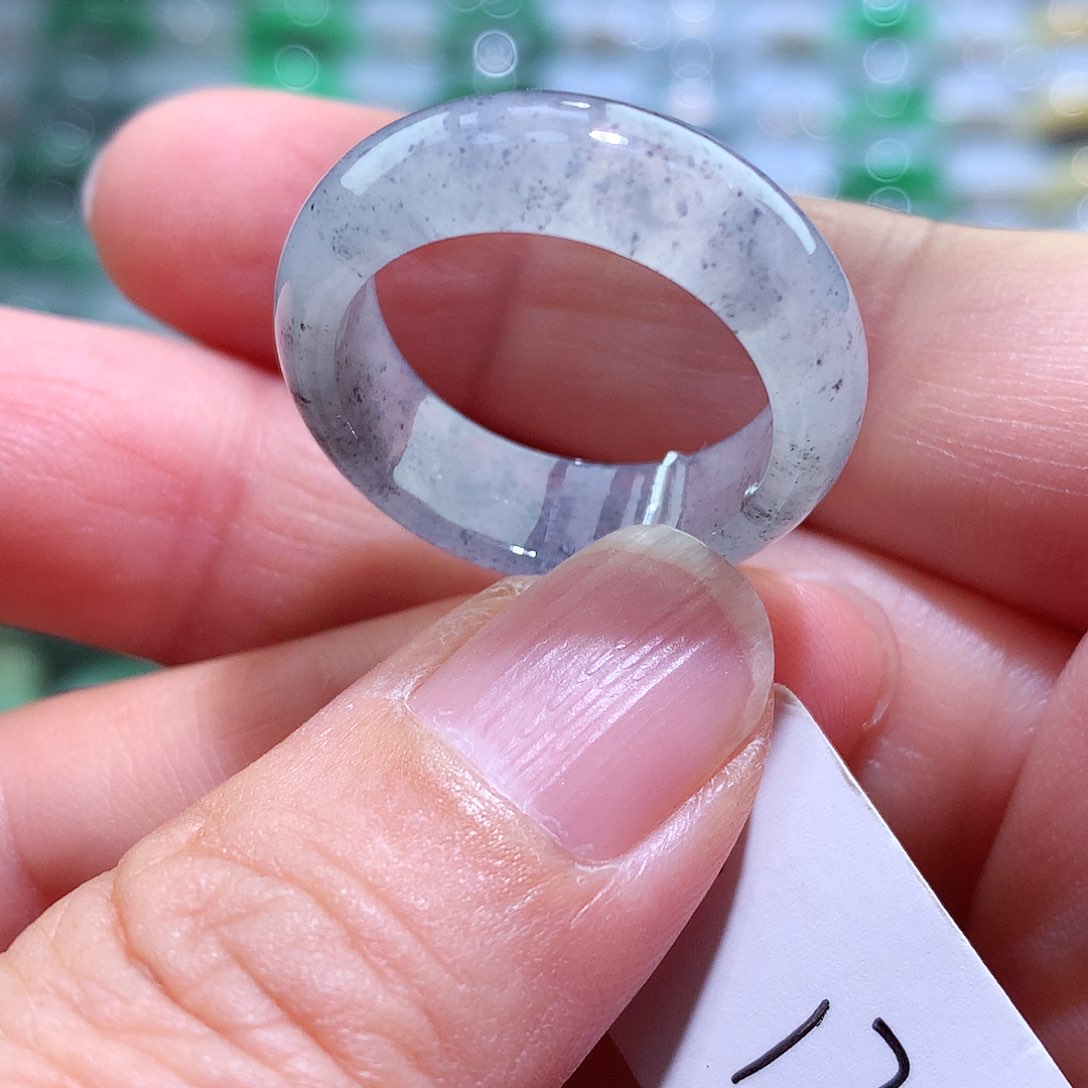 翡翠戒指未镶嵌17号