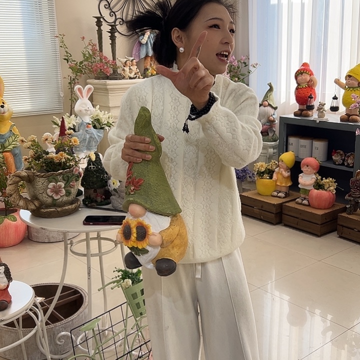 花园摆件红红火火