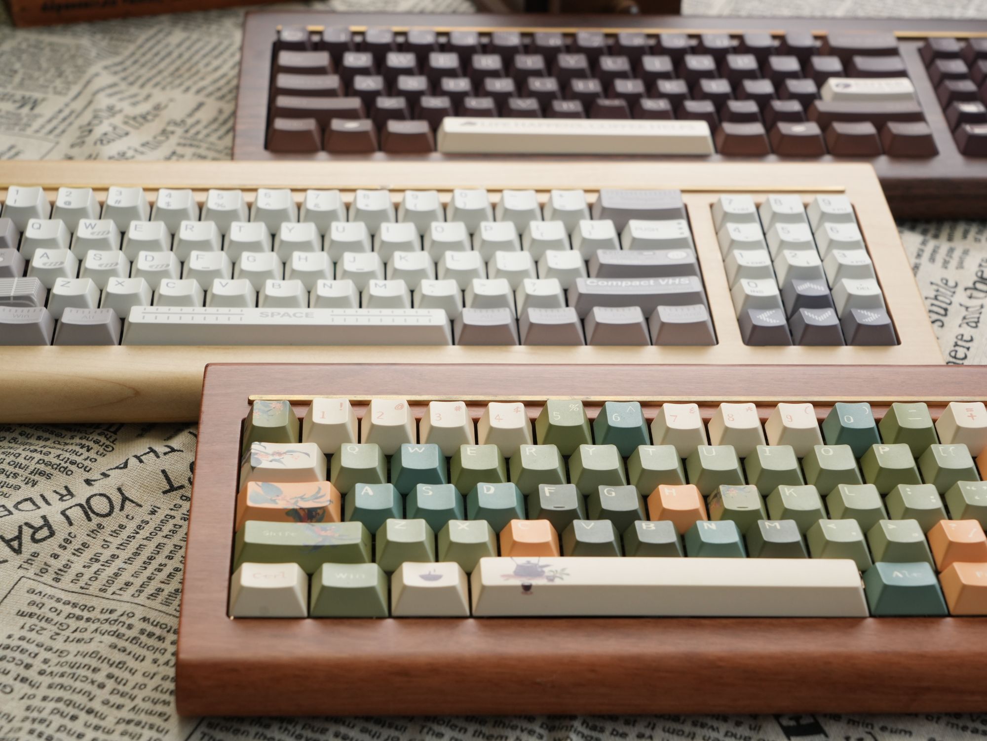 【期货】TreeBM70 木坨坨套件 Keyi Design实木复古 客制化键盘套件