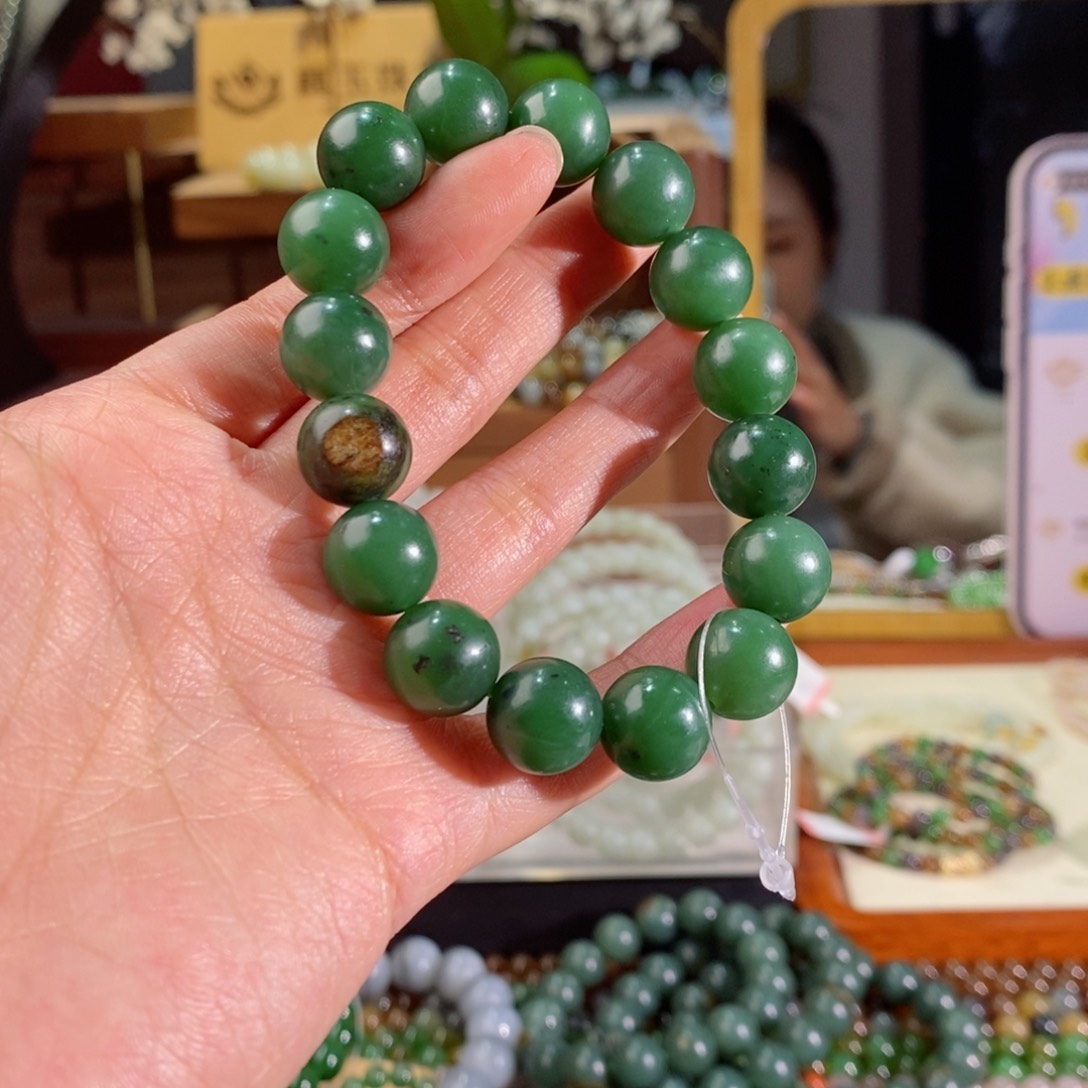 和田玉手串多样性拍一发一未镶嵌