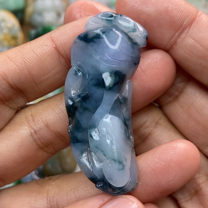 定制翡翠未镶嵌心**惜翡翠