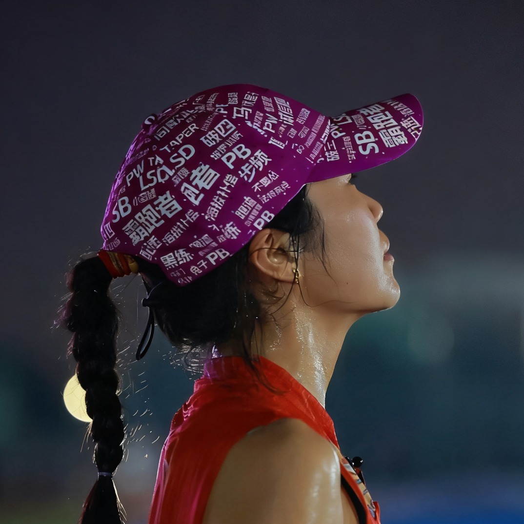 跟上羚羊圆顶遮阳帽春秋跑步马拉松猪鼻扣透气宽檐棒球帽速干帽