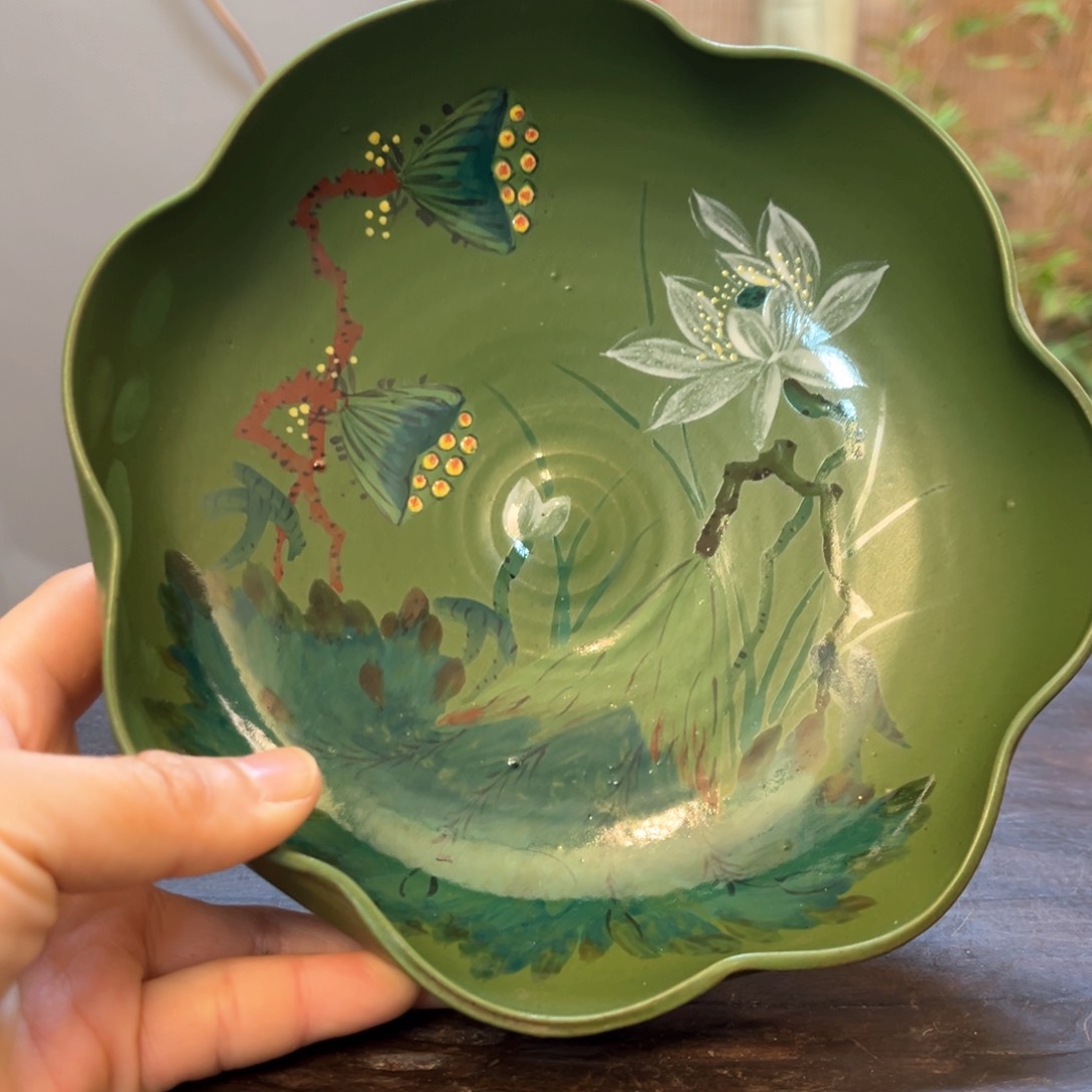 杯景德镇陶瓷柴烧盘