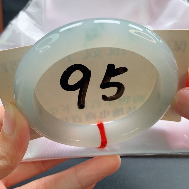 未镶嵌手镯翡翠正圈冰胶晴水飘花