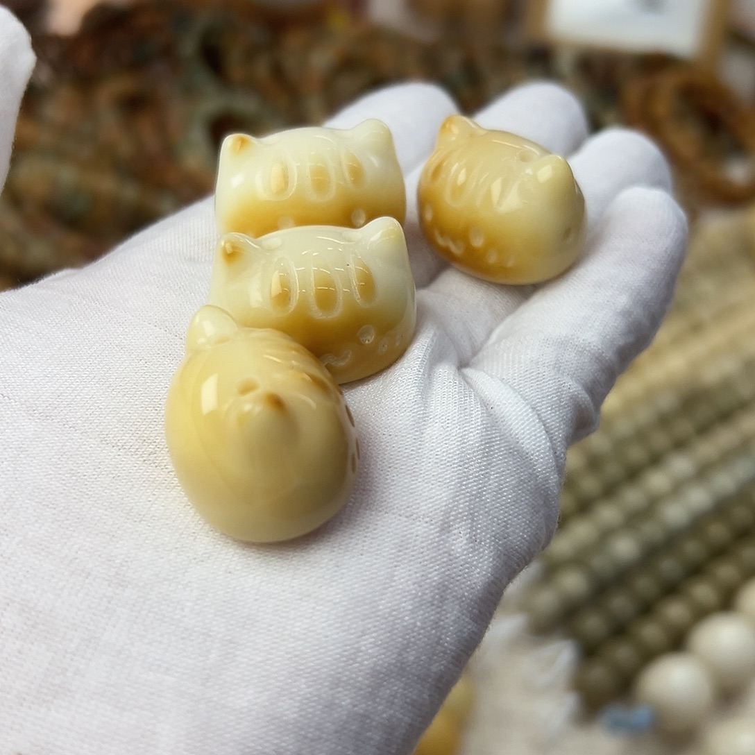 吊坠菩提根/象牙果牙果法棍猫二饼一颗