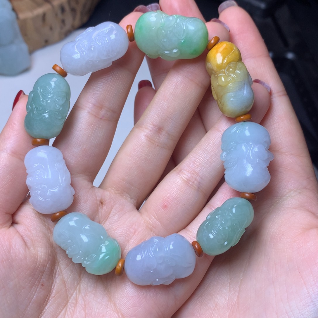 定制翡翠未镶嵌漂***！翡翠