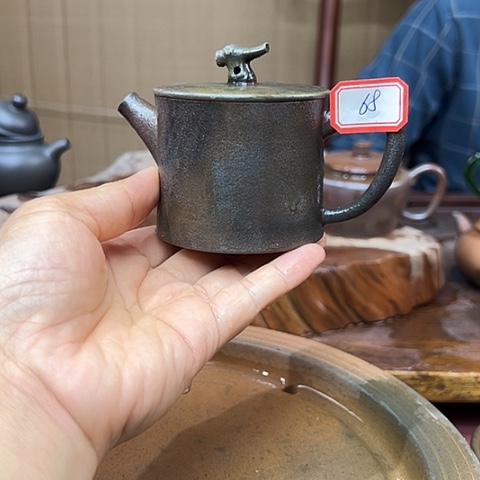 戬谷龙窑柴烧茶壶68