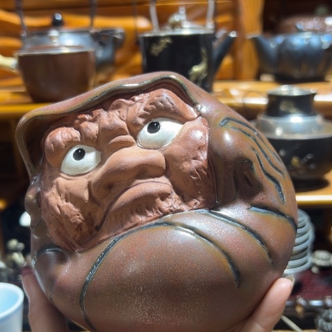 蜜安罐瓷香炉锡茶则