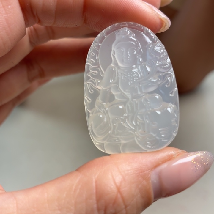 玛瑙/玉髓未镶嵌吊坠(不含链)