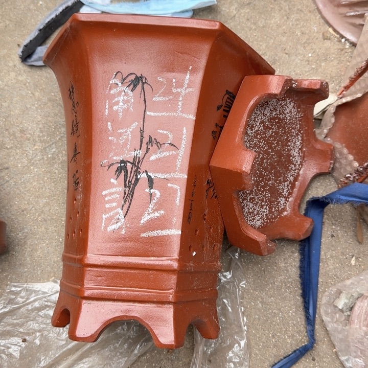 紫砂花盆特价清仓