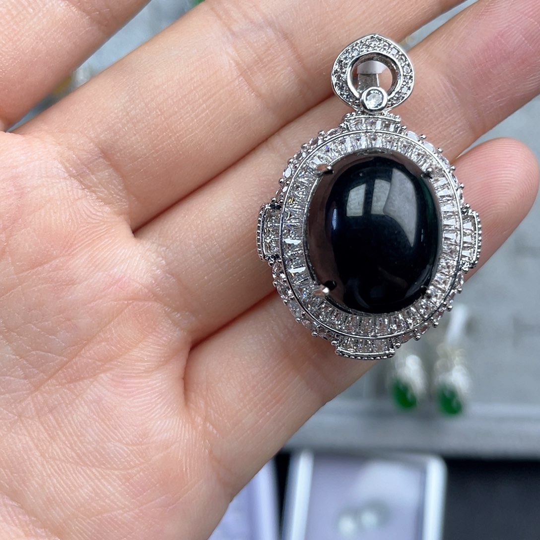 翡翠裸石翡翠裸石蛋面87