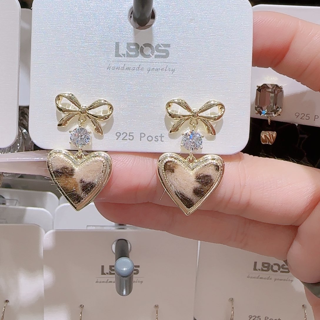 锆石铜合金925银耳环