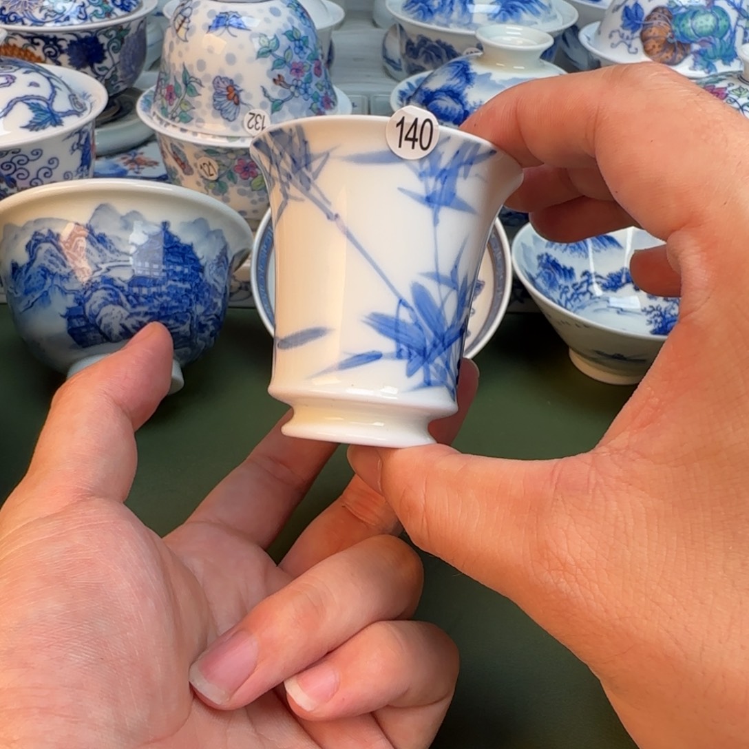 彦祖纯手工手绘茶具140