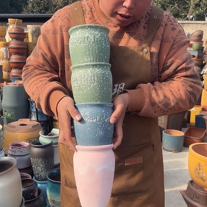 紫砂紫砂花盆盆栽