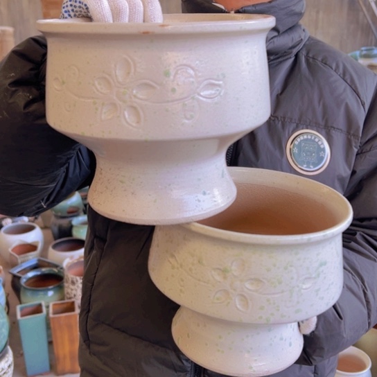 紫砂花盆高17口21————-