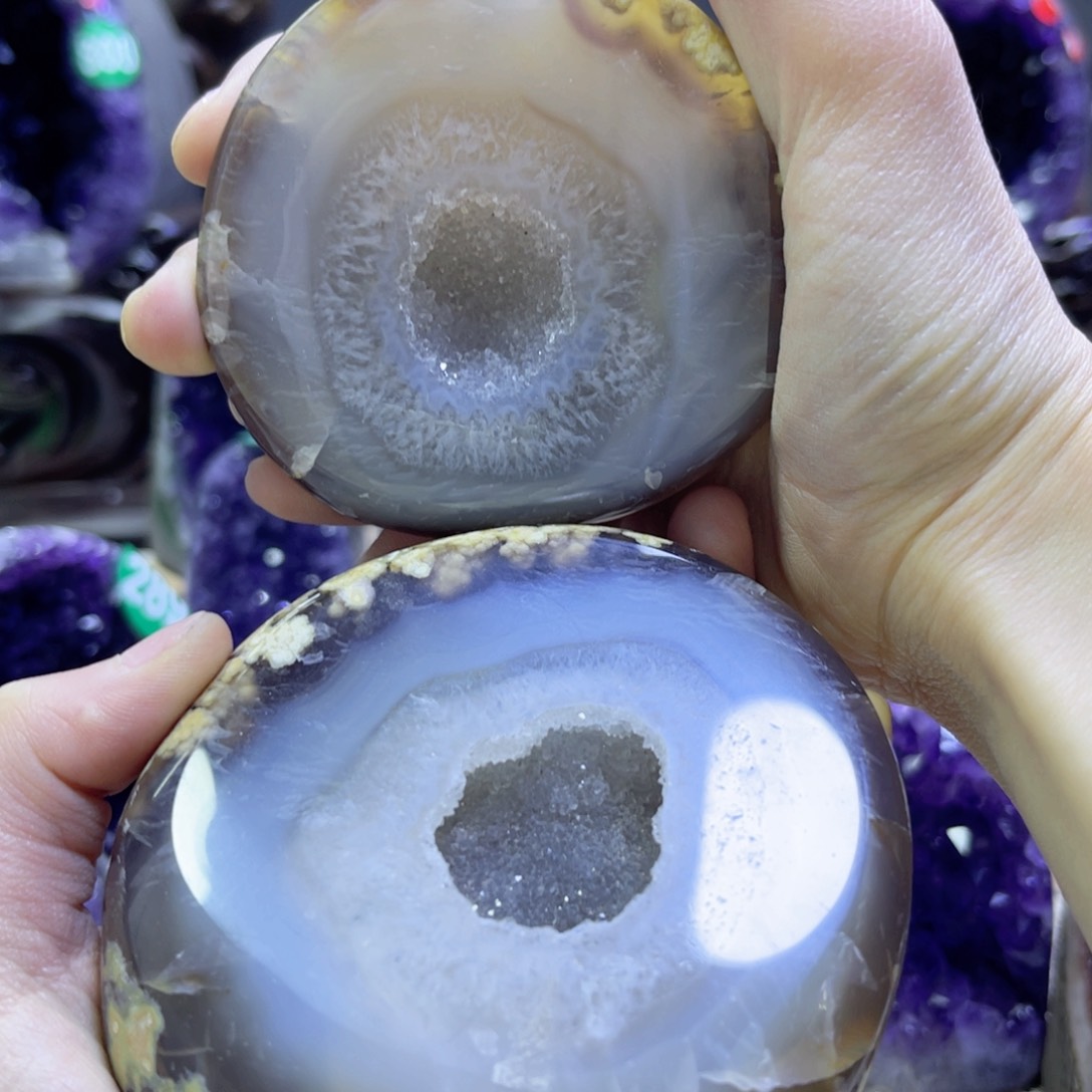 紫晶摆件未镶嵌紫水晶