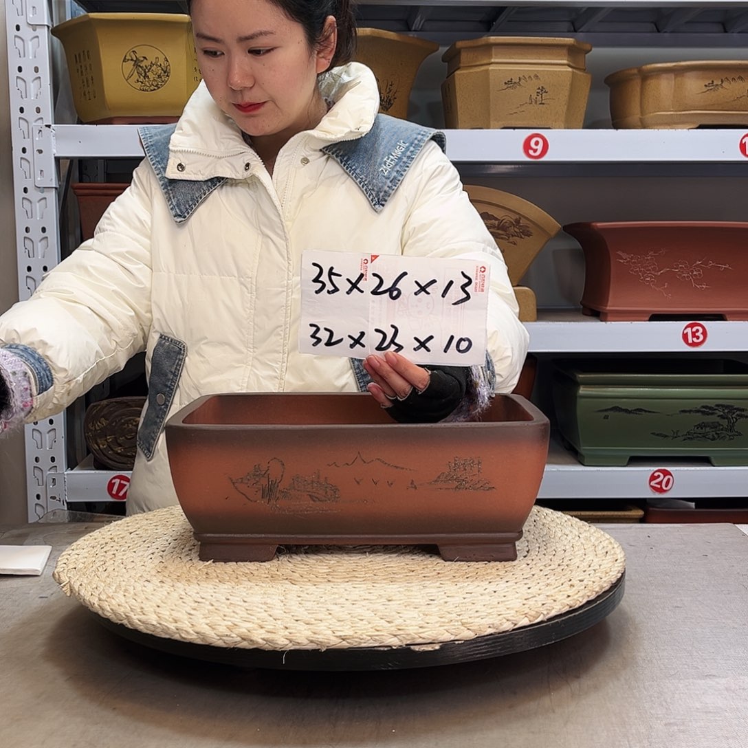 紫砂花盆紫砂花盆