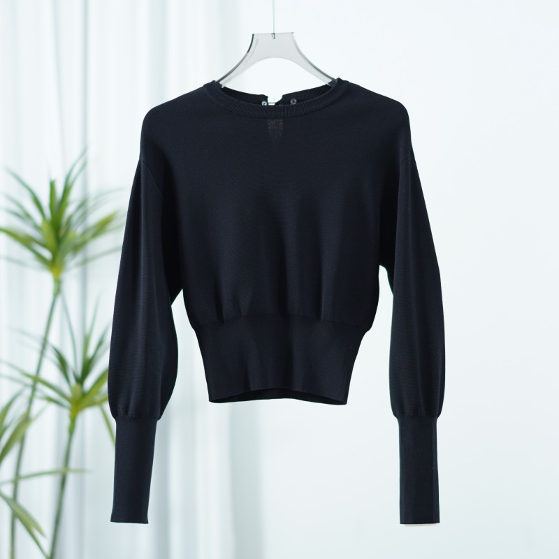 LI丽系列  Z540  女装时尚针织上衣黑色TK3275100