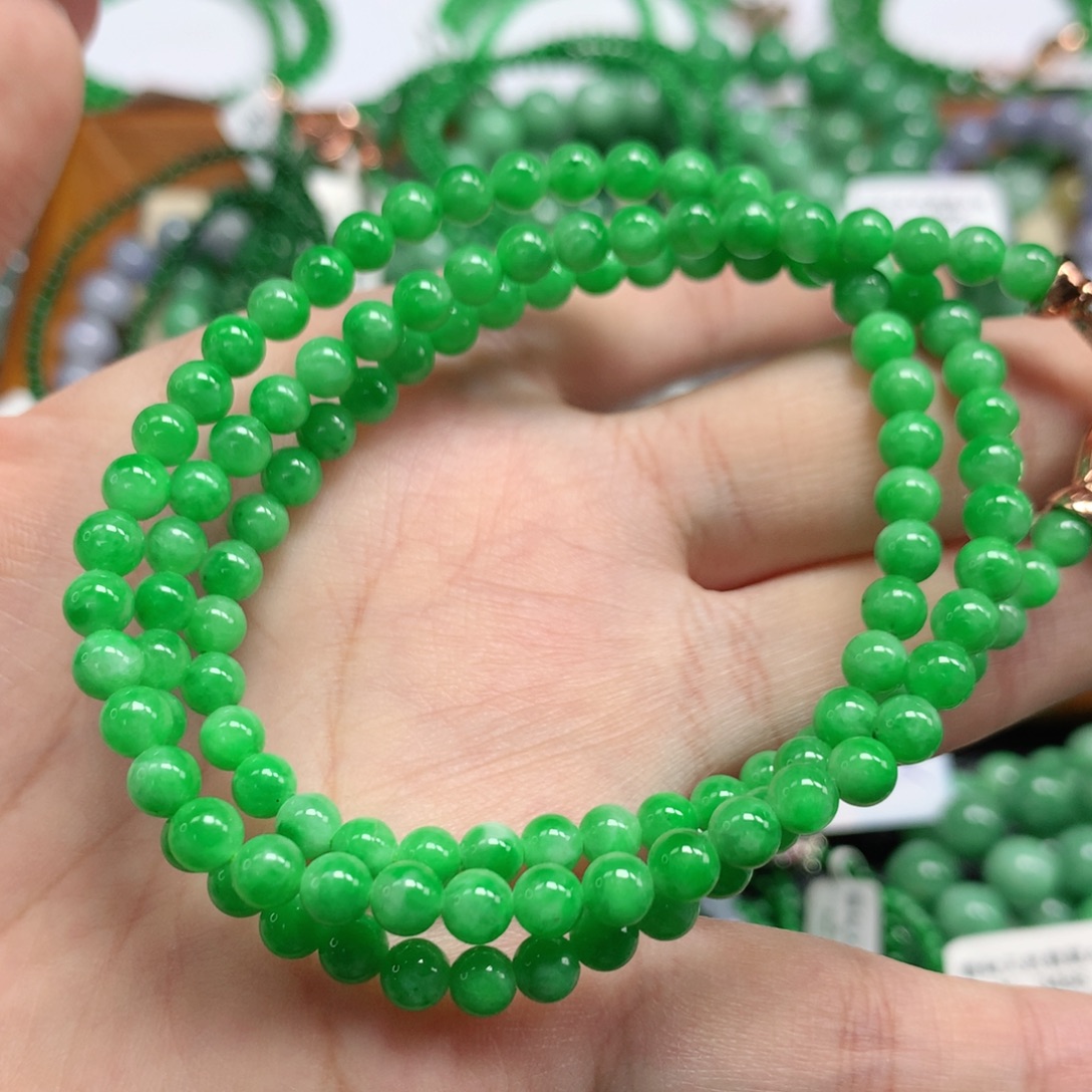 未镶嵌手链翡翠翡翠