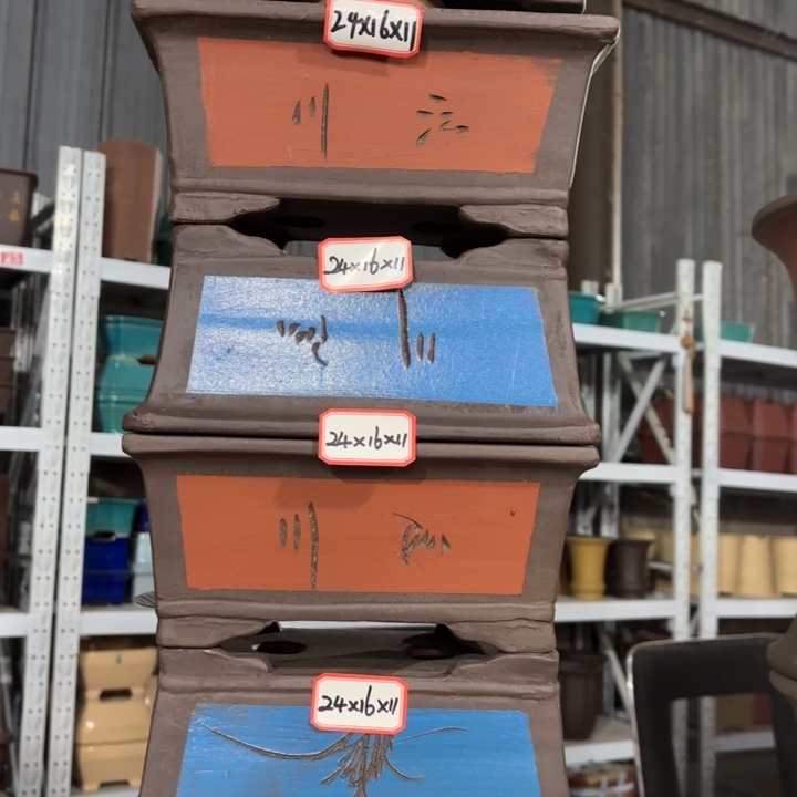 紫砂花盆100-6。