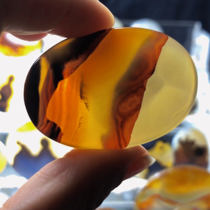 合金玛瑙/玉髓珠宝奇石石*60