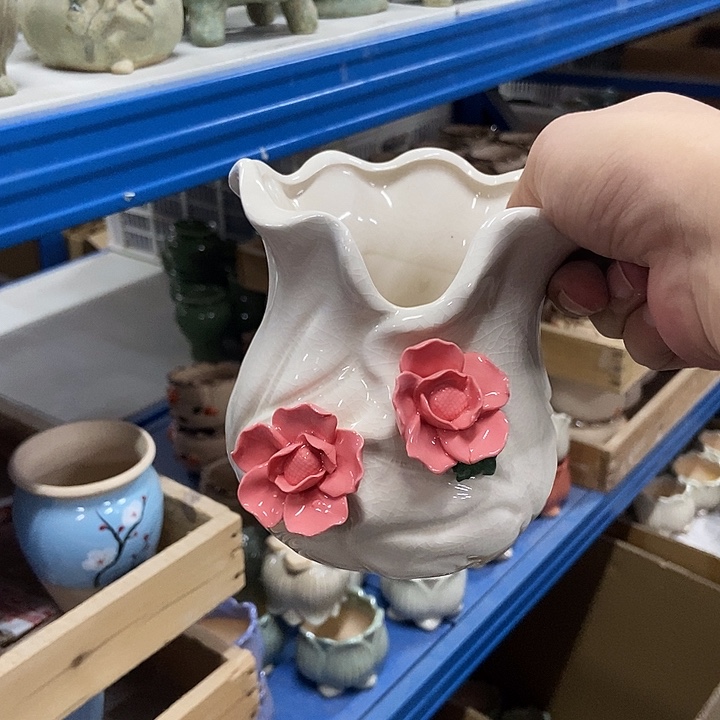 花盆单场满9.9发货11*12白