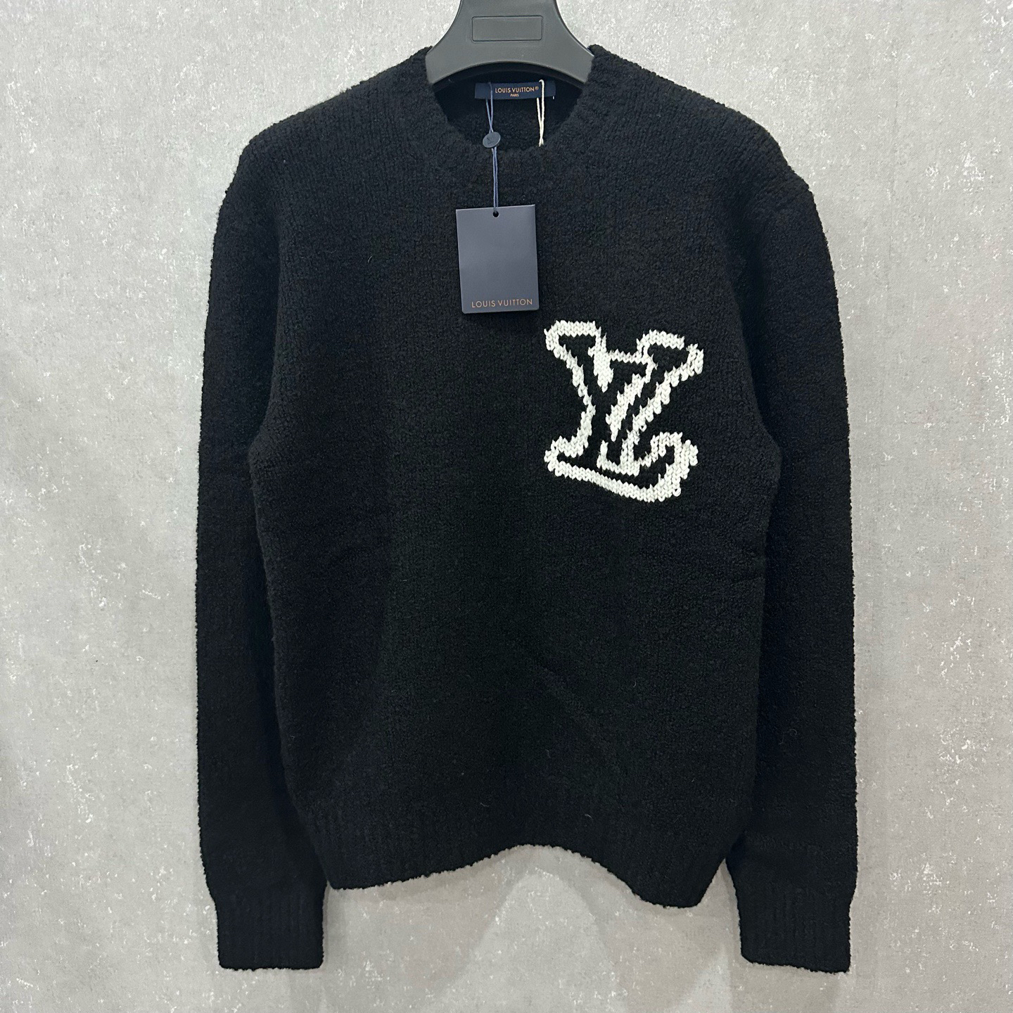 未使用 LouisVuitton/路易威登 嵌花logo泰迪毛衣S码