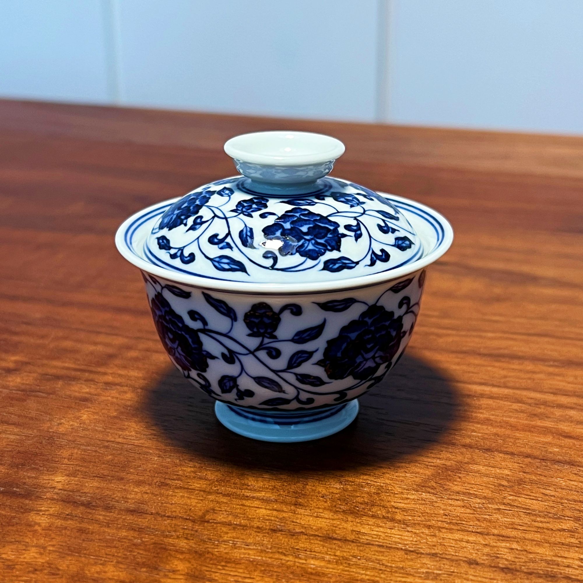 缠枝牡丹小盖碗-80ml